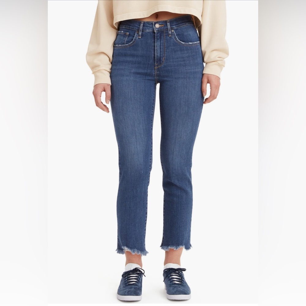 Women's Levi 724 High Rise Straight Crop Jeans